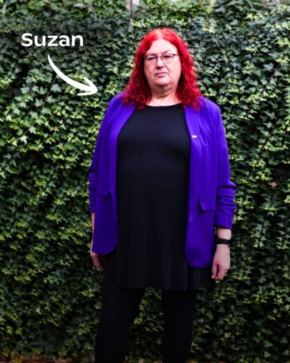 Voorzitter Suzan Foster